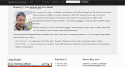 Desktop Screenshot of keshabraj.com.np